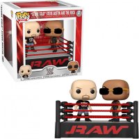 Pop WWE The Rock vs Stone Cold Wrestling Ring 