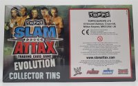 Display mit 8 Tins - Topps WWE Tin Dose 2010 Slam Attax Evolution