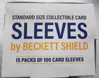 Beckett Shield Sleeves 15 x100 St&uuml;ck = 1500 St&uuml;ck
