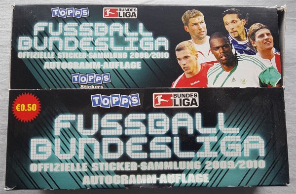 Topps Fu&szlig;ball Bundesliga Sticker Box 2008-09