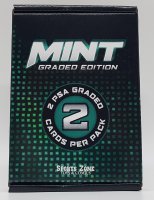 Sports Zone Mint Graded Edition Display - 2 PSA graded Cards per Pack