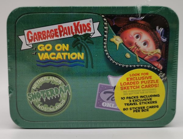 Topps Garbage Pail Kids: GPK Goes On Vacation Tin Box 2021