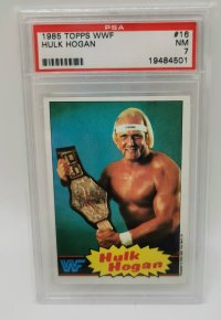 Hulk Hogan 1985 Topps World Wrestling Federation Rookie...