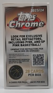 Topps Chrome Basketball Blaster Box 2023-24