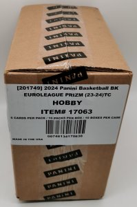 CASE Panini Prizm Turkish Airlines Euroleague Hobby Basketball 2023-24