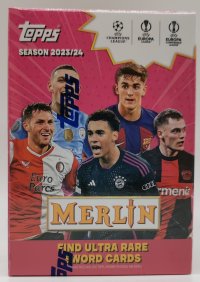 Topps UCC Uefa Merlin Chrome Soccer Blaster Box 2023-24