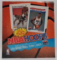 NBA Hoops Series II Basketball 1991-92 Rack Pack Trading...