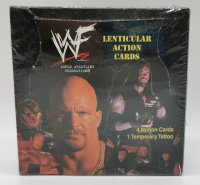 Artbox WWF Wresting Lenticular Action Cards Hobby Box 1999 