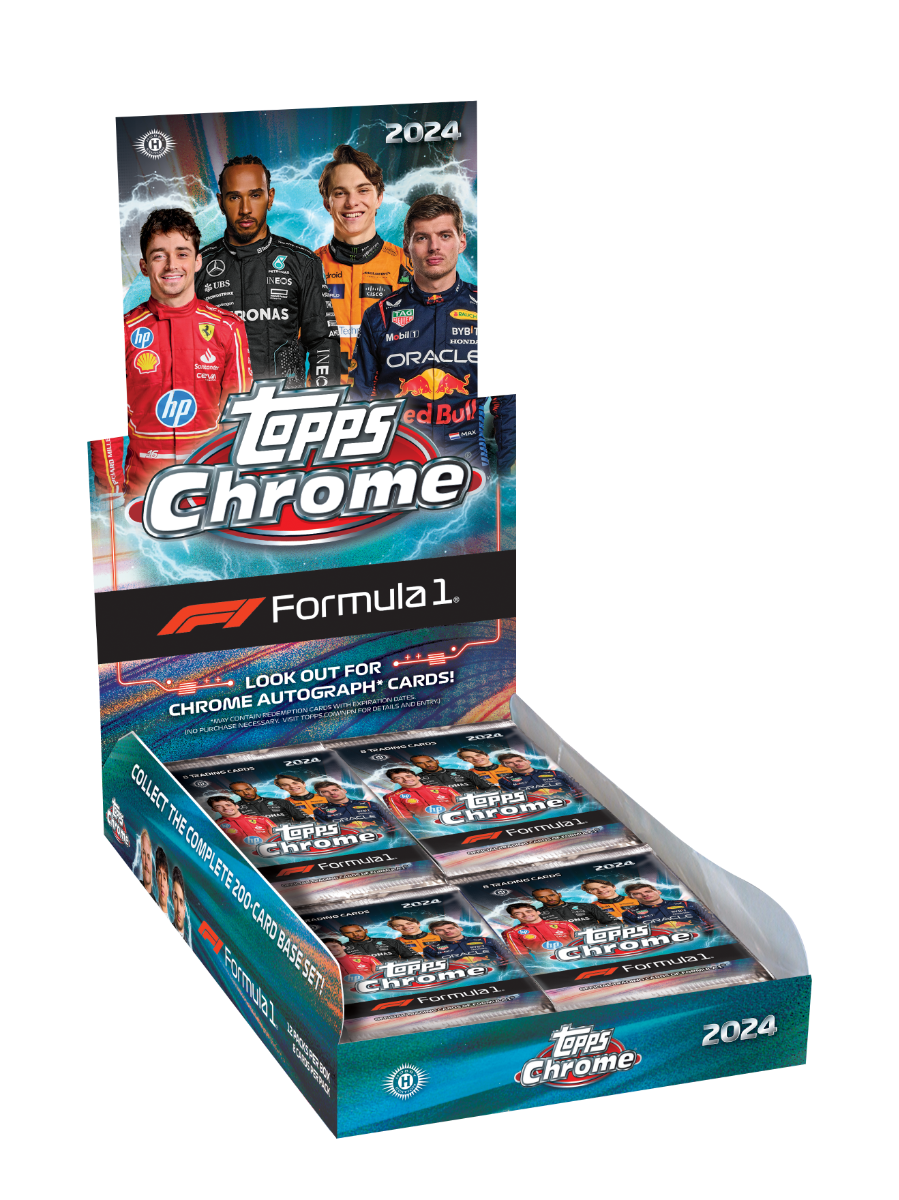 Topps Chrome F1 Qualifying Lap Racing Box 2024 Günstig im Shop kauf