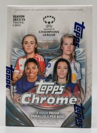 Topps Chrome UEFA Womens Champions League Soccer Blaster...