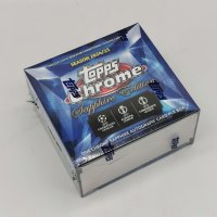 Topps Chrome UEFA Club Competitions Sapphire Soccer Box...