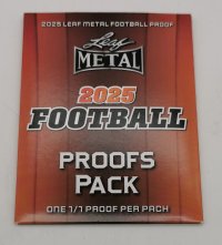 Leaf Metal Football 1/1 Pre-Production Proof Pack 2025