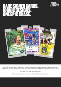 Club Legacyz Icons Soccer Second Edition Hobby Box 2025