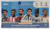 Topps UCC UEFA Merlin Chrome Soccer Hobby Box 2024-25