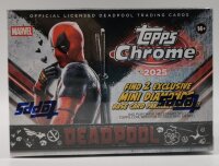 Topps Chrome Deadpool Blaster Box Marvel Trading Cards 2025