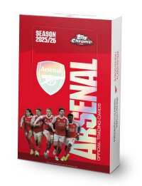 Topps Arsenal Chrome Hobby Box 2025-26 Soccer