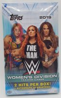 Topps WWE Womens Division Hobby Box 2019 One Autograph, Two Hits 