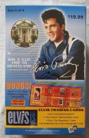 Elvis is Trading Card Box, Sealed OVP Blaster Box Elvis...