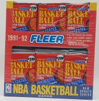 Fleer Update Basketball 18ct Jumbo Box 1991-92 864 Cards...