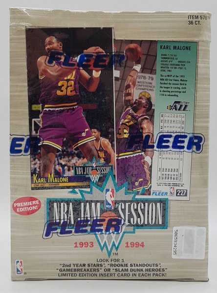 Fleer HOBBY NBA Jam Session Basketball Hobby Box 1993-94 