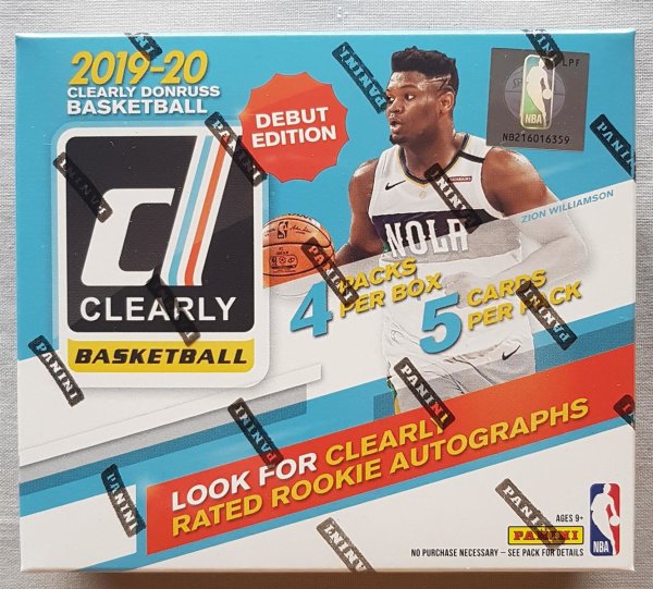 Panini Clearly Donruss 2019-20 NBA Basketball HOBBY Box